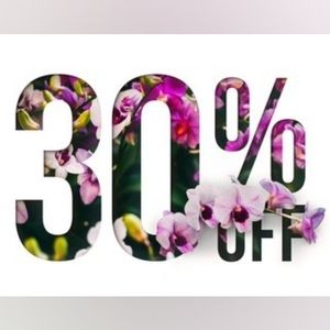30% off bundle of 3 items